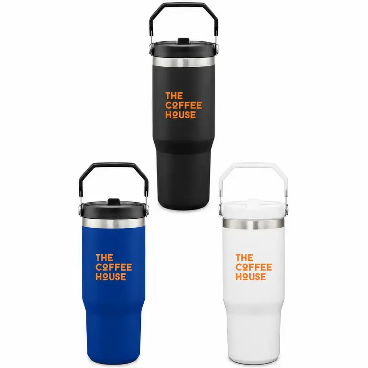Revive Insulated Tumbler 30 oz with Handle and Straw