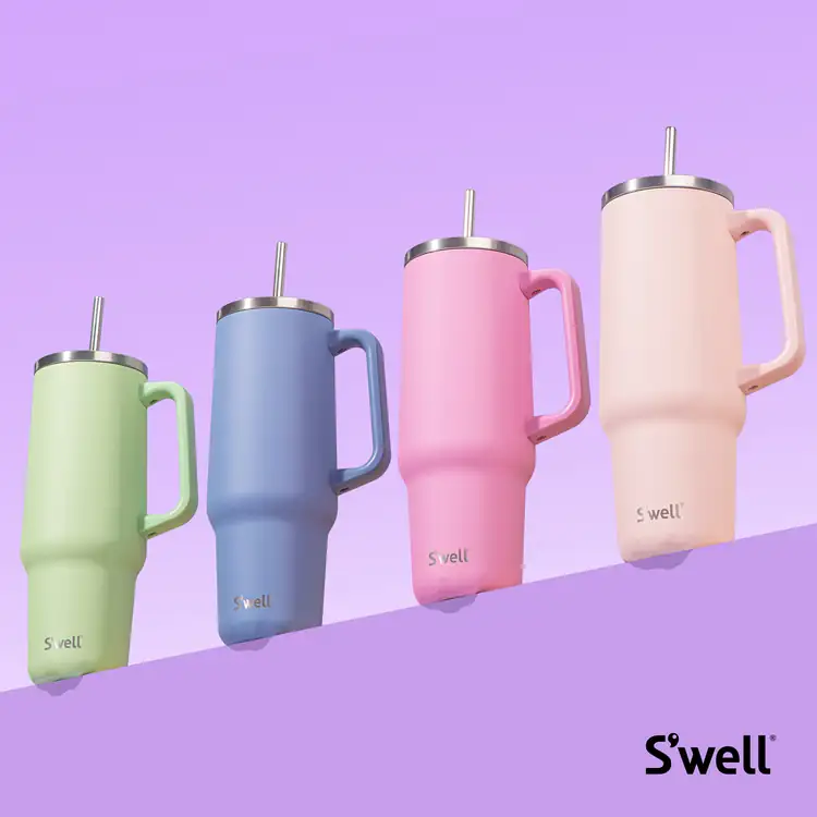 S’well Tumbler XL Insulated Tumbler 30 oz with Handle and Straw #9