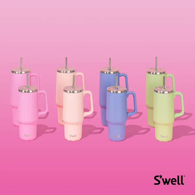 S’well Tumbler XL Insulated Tumbler 40 oz with Handle and Straw #11