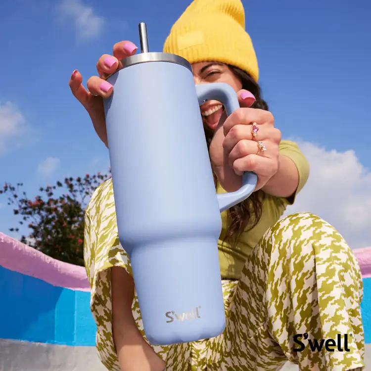 S’well Tumbler XL Insulated Tumbler 40 oz with Handle and Straw #12