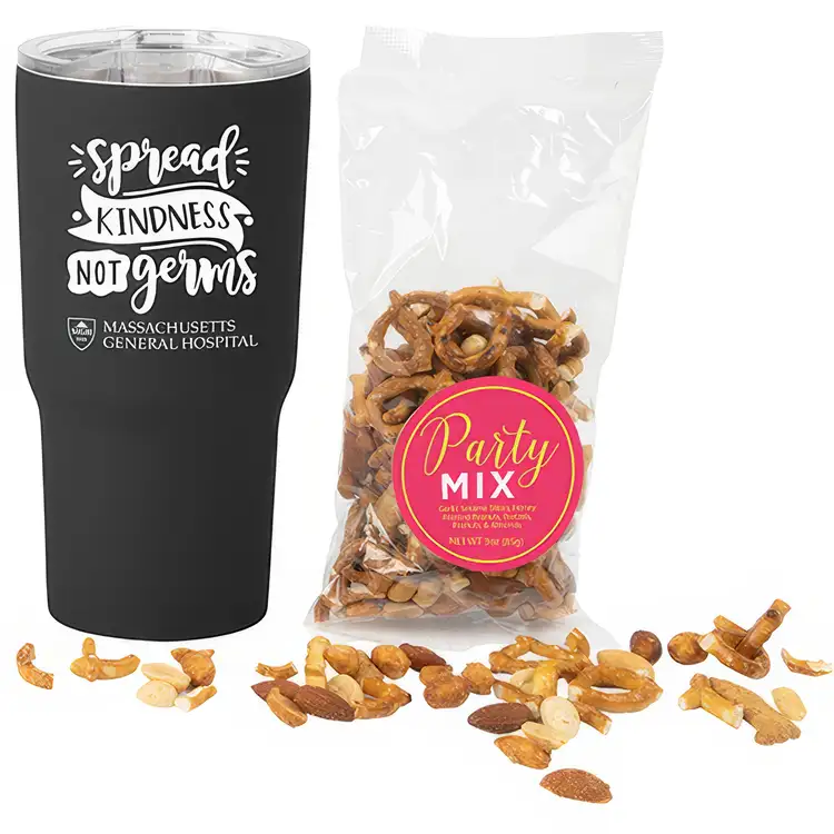 Soft Touch Insulated Tumbler 20 oz with Party Mix #4