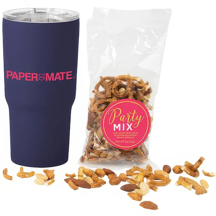 Soft Touch Insulated Tumbler 20 oz with Party Mix #5