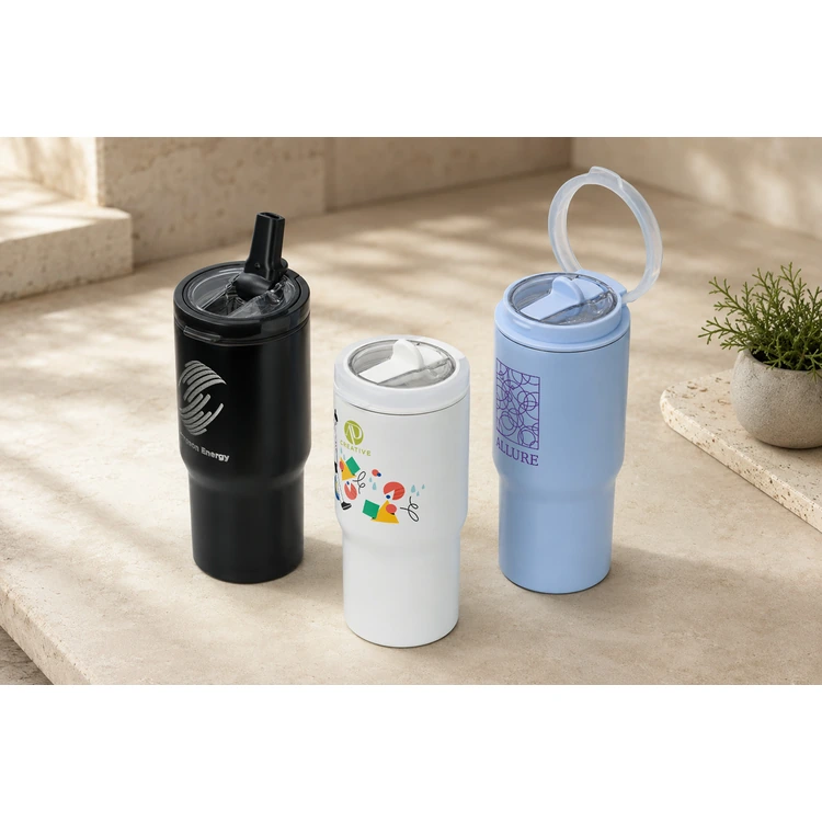 Quincy 25 oz Eco-Friendly Vacuum Insulated Tumbler with Removable Straw #6