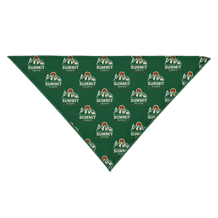 Grand bandana triangulaire personnalisé