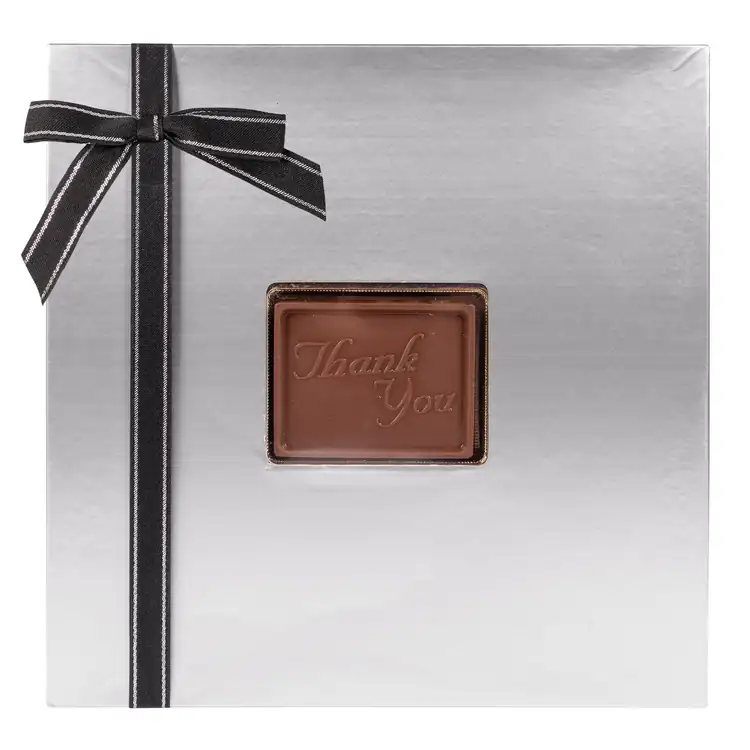 Custom Chocolate Squares Gift Box (1 1/2 lbs.) #2