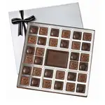 Grand coffret de carrés de chocolat personnalisés de 3 lb