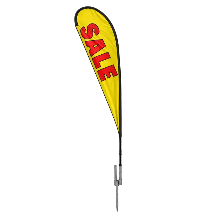 Large Double Sided Teardrop Flag Replacement Graphic