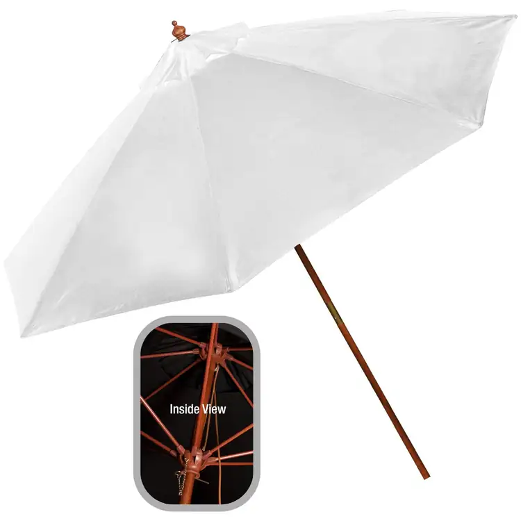 Large Olefin Wooden Frame Market Umbrella #6