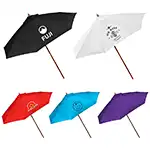 Large Polyester Wooden Frame Market Umbrella