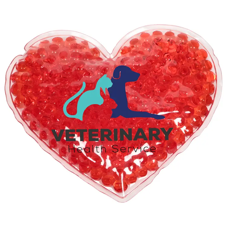 Grand sac chaud-froid Aqua Pearls en forme de cœur avec impression multicolore #15