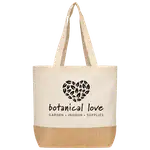 Rio Recycled Cotton Large Tote Bag with Jute 5 oz