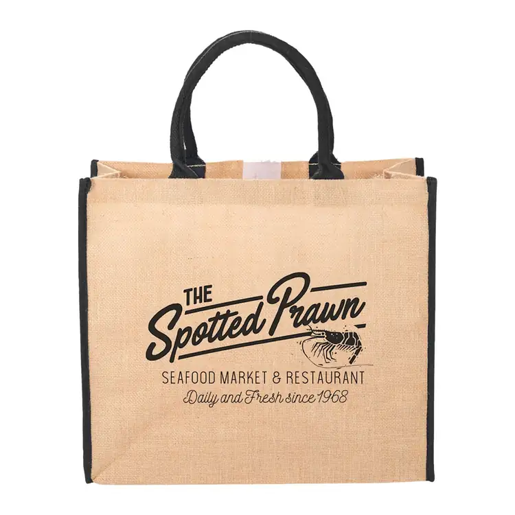 Large Jute Tote Bag #2