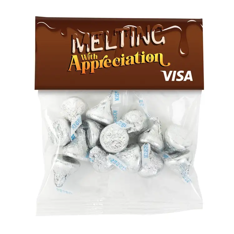 Grand sachet à carton supérieur de Hershey’s Kisses 2 oz