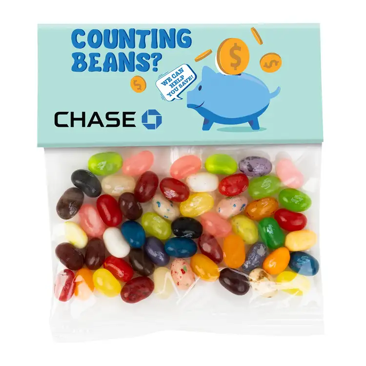 Large Header Bag with Jelly Belly 2 oz