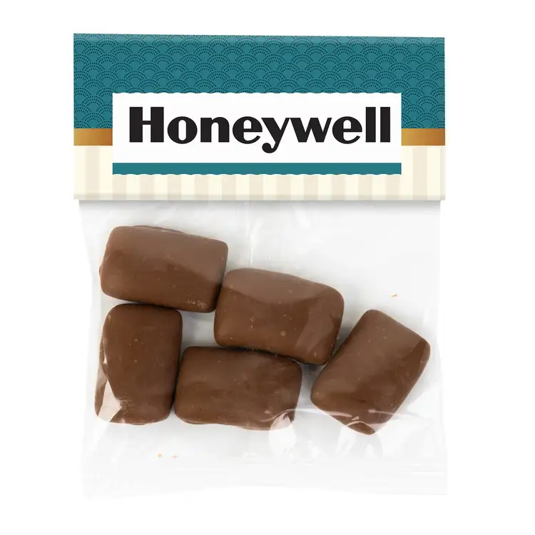 Large Header Bag with English Butter Toffee 2 oz