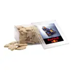 Grande boîte carrée en acrylique de biscuits en forme d’animaux