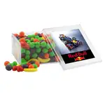 Large Square Acrylic Box with Candy Fruitz candies
