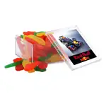 Large Square Acrylic Box with Swedish Fish candies