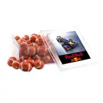 Grande boîte carrée en acrylique de chocolats en forme de ballon de football