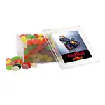 Large Square Acrylic Box with Assorted jelly beans
