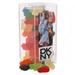 Large Rectangular Acrylic Box with Clever Candy gummy bears
