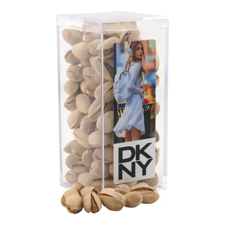 Large Rectangular Acrylic Box with Pistachios
