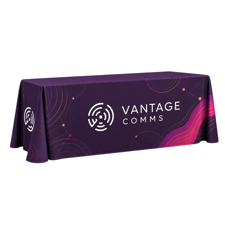 Large Open Back Drape Tablecloth