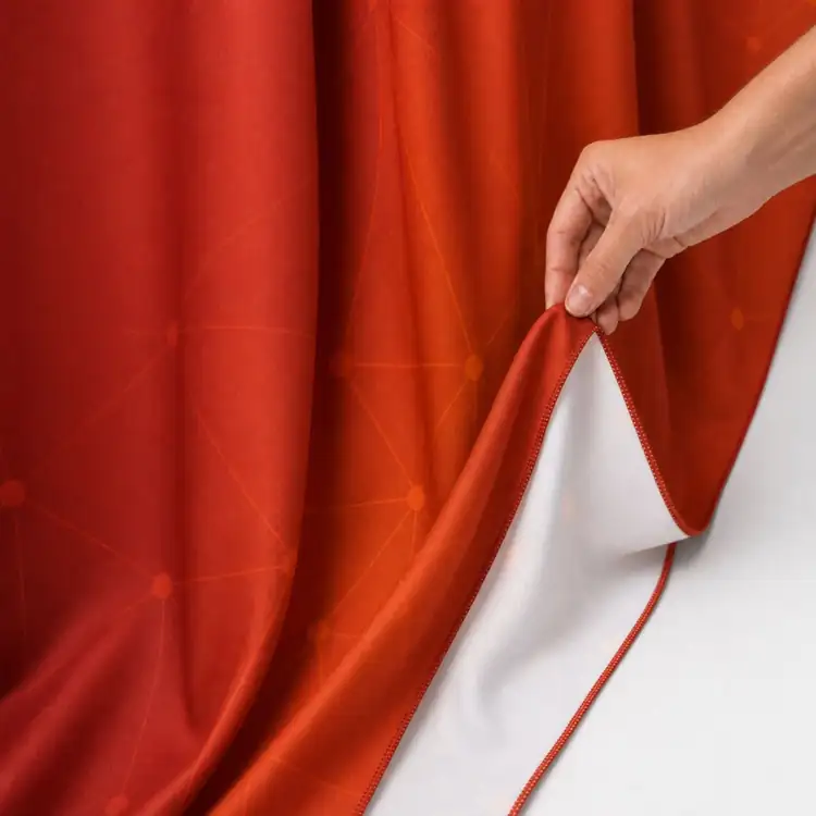 Grande nappe drapée haut de gamme à dos fermé #6