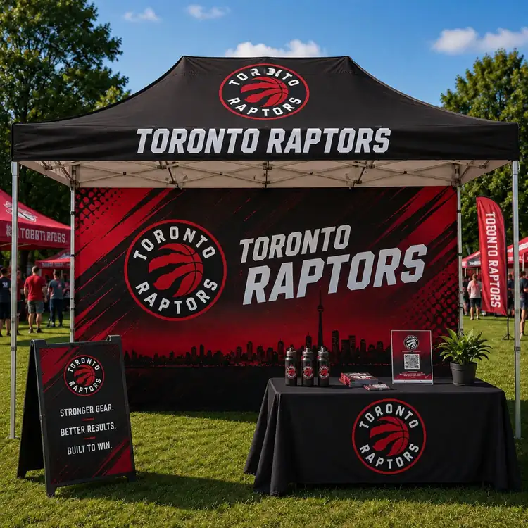 Large Sublimated Tent Backwall #2