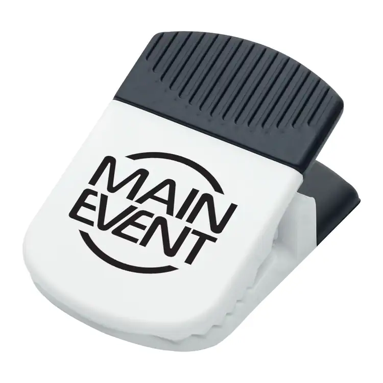 Jumbo magnetic memo clip with rubberized grip #3