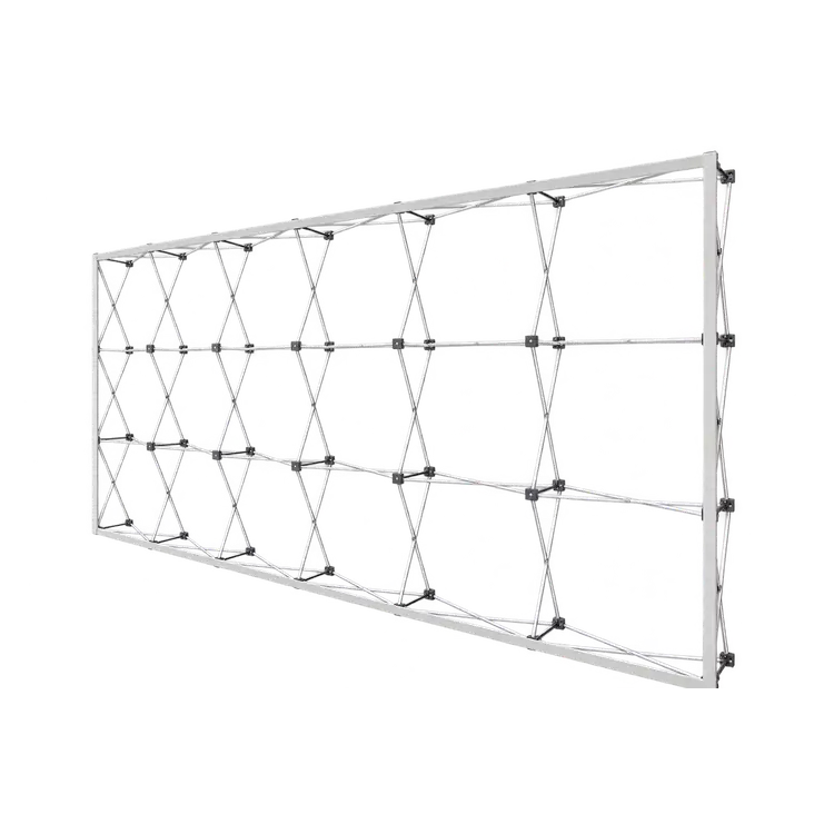 Grande structure escamotable pour mur droit