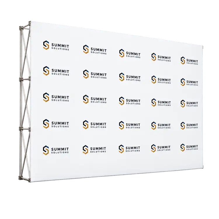 Large Replacement Pop-Up Backwall Graphic with Blockout Fabric