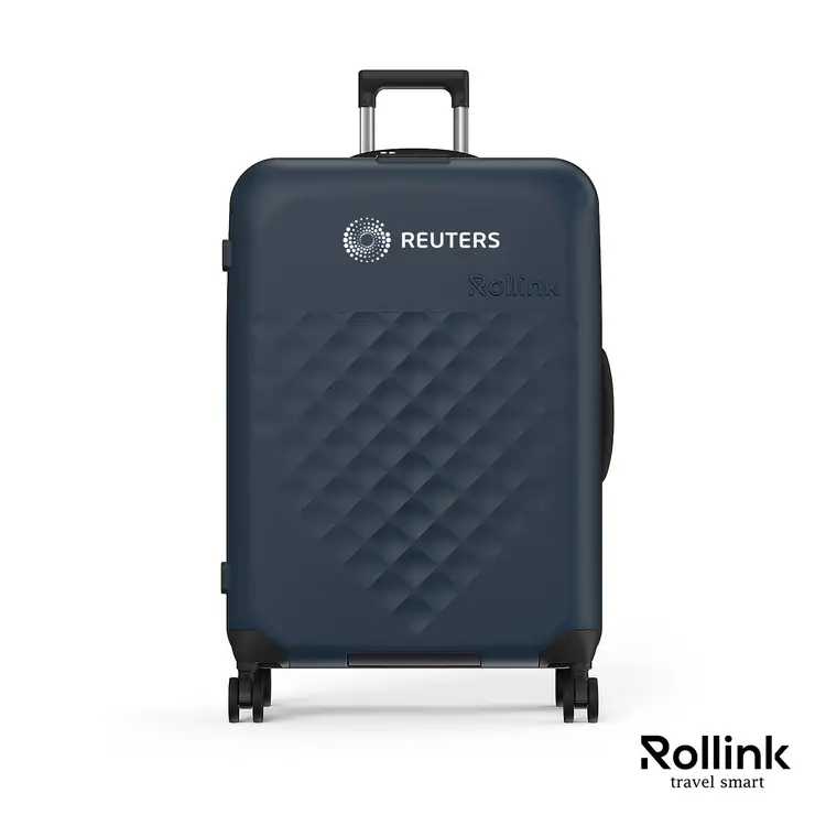 Rollink Flex 360 Large Foldable Four-Wheel Checked Suitcase #2