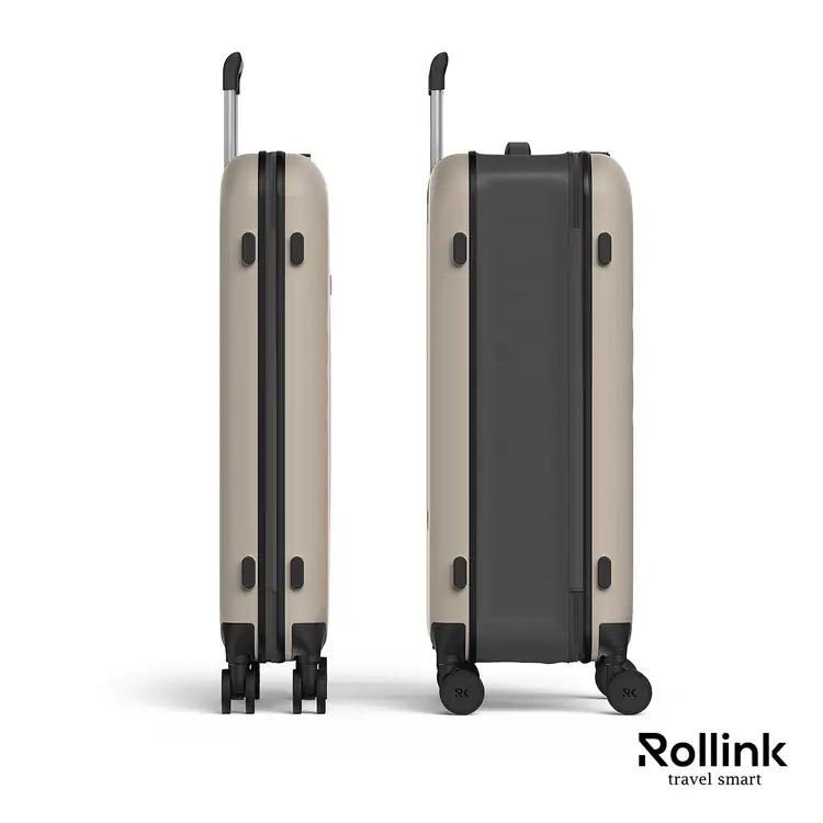 Rollink Flex 360 Large Foldable Four-Wheel Checked Suitcase #4