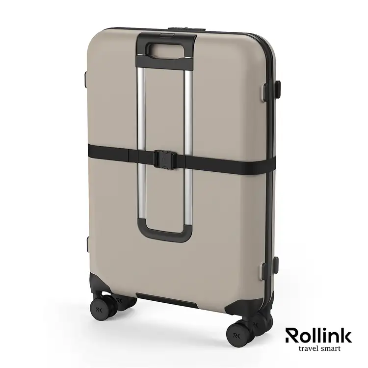 Rollink Flex 360 Large Foldable Four-Wheel Checked Suitcase #7