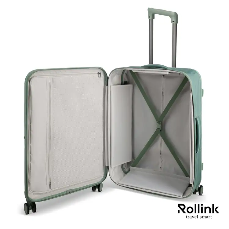 Rollink Mono 29 inch Large Foldable Checked Suitcase #7