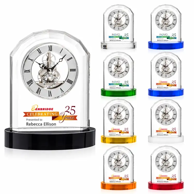 Birkdale Multicolor Clock on Base