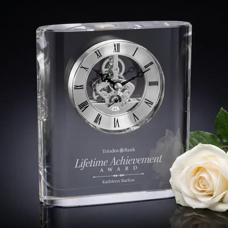 Burke Optical Crystal Clock #2