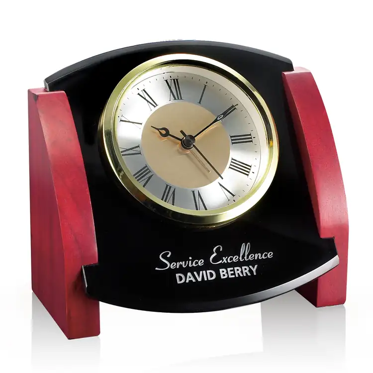 Powell Rosewood Finish Clock