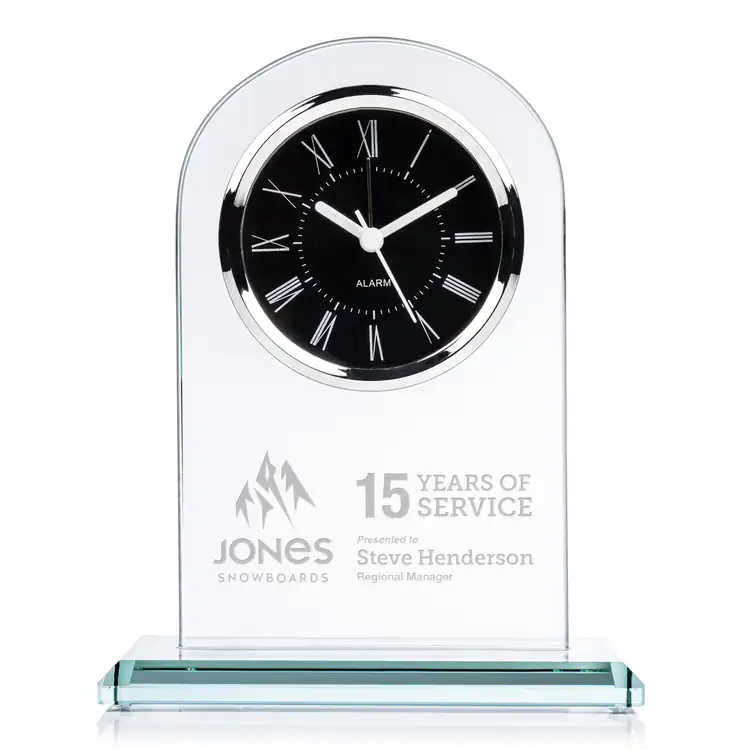 Woodbine - Jade 7½" Clock 7-1/2" #2