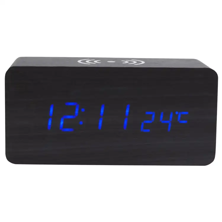 Radiant LED Clock with Wireless Charging #2