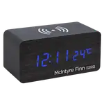 Radiant LED Clock with Wireless Charging
