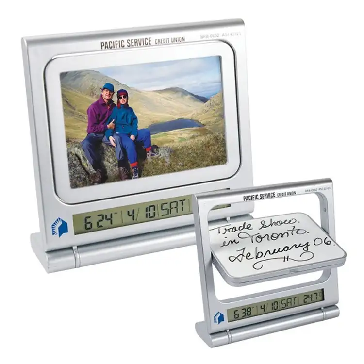Horloge avec cadre photo Flip