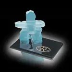 Inukshuk sur socle en ébène