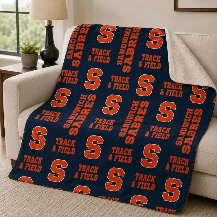 Sherpa Lined Micro Mink Throw #3