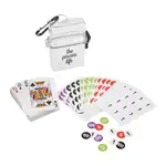 Jeu de poker On-The-Go en étui à mousqueton