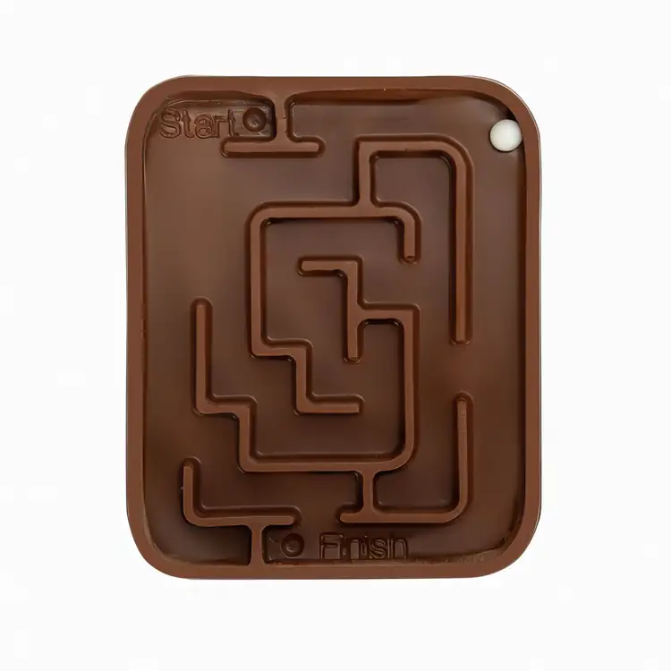 Fully Customizable Box With Milk Chocolate Molded Maze #2