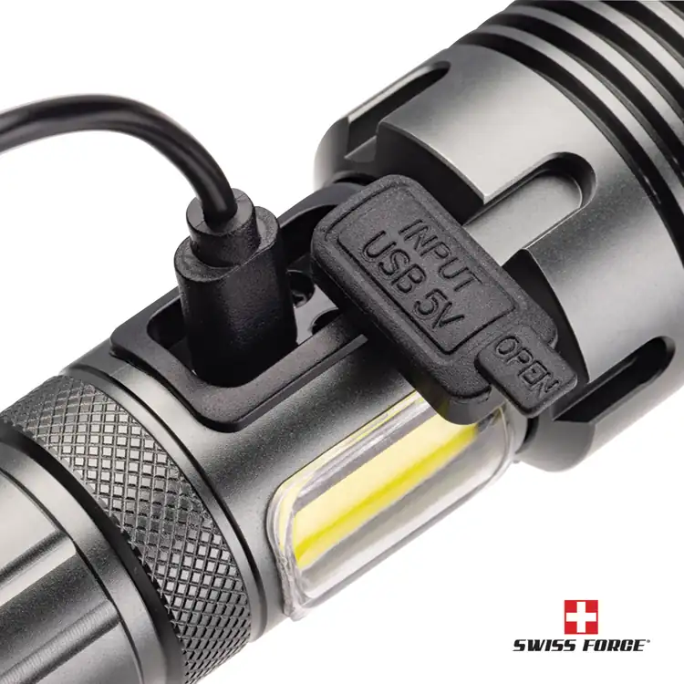 Lampe de poche rechargeable Rimac en aluminium de Swiss Force #3