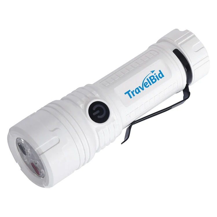 Lampe de poche rechargeable à DEL Best Buddy Tools avec pince #15