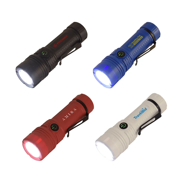 Lampe de poche rechargeable à DEL Best Buddy Tools avec pince #8